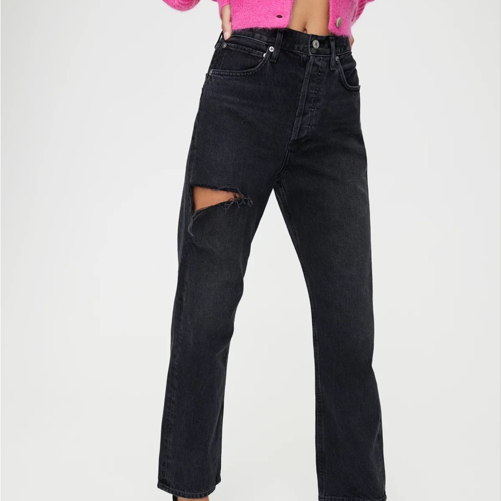 Agolde black 90s jean Serpent